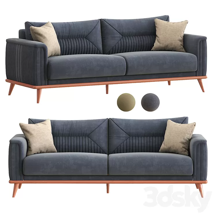 Oliver sofa Istikbal 3D Model Oliver sofa Istikbal 3D Model