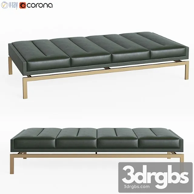 Olivera chaise lounge kgbl 2 3D Model Download