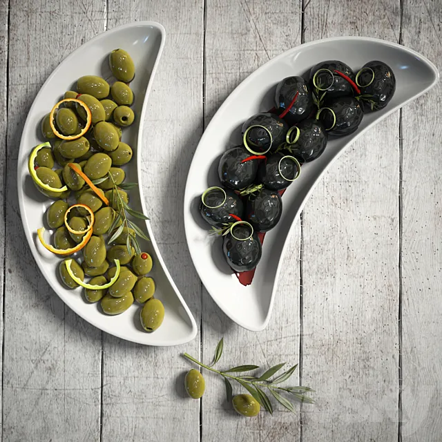 Olives 3D Model