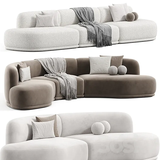 Olivia Sofa 3D Model