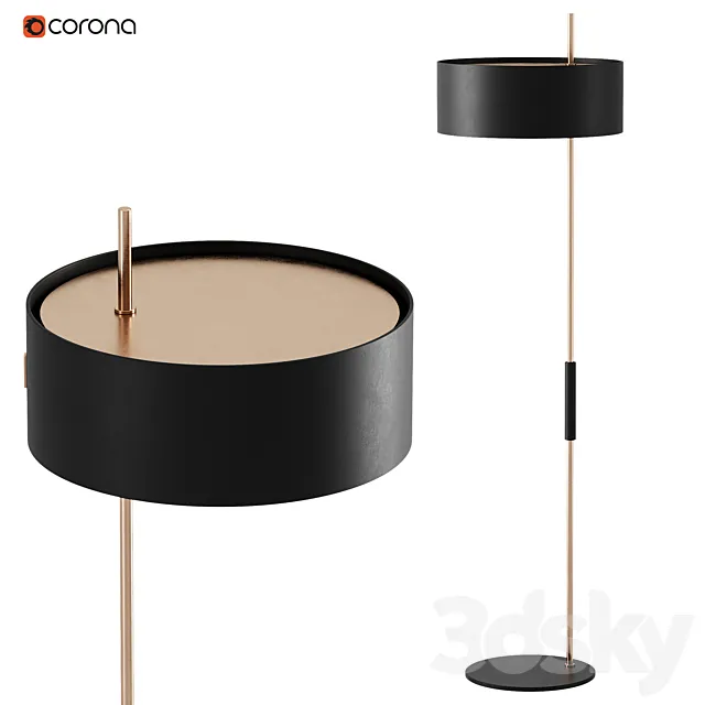 Oluce 1953 Torsher 3D Model Oluce 1953 Torsher 3D Model