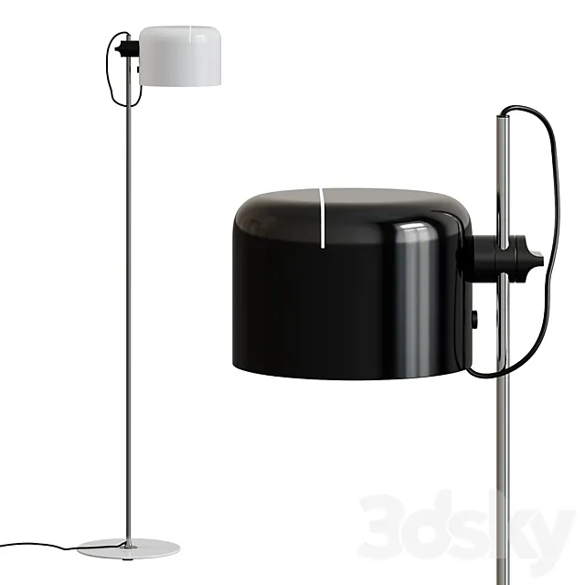 Oluce _ Coupe Floor Lamp 3D Model Oluce _ Coupe Floor Lamp 3D Model