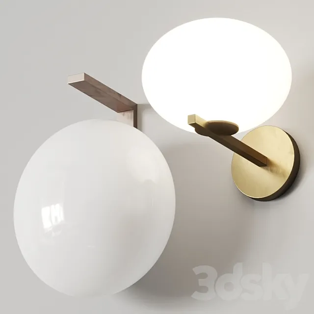 Oluce Alba Wall Lamp 3D Model Oluce Alba Wall Lamp 3D Model