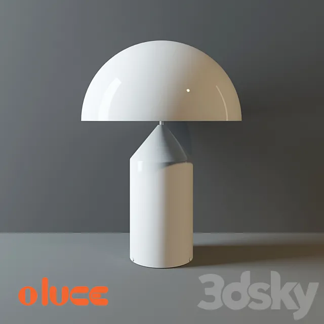 Oluce Atollo 233 3DModel