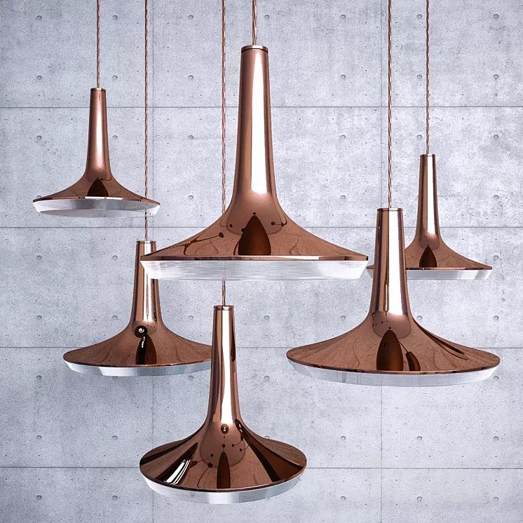 OLuce Kin 478 Suspension Lamp 3D Model OLuce Kin 478 Suspension Lamp 3D Model
