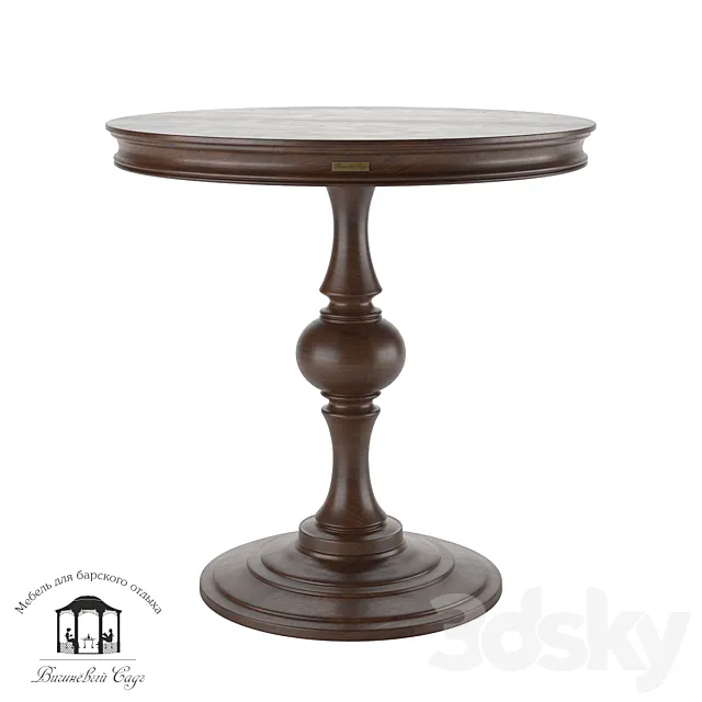 OM Albero Koloniale Round coffee table 3D Model OM Albero Koloniale Round coffee table 3D Model