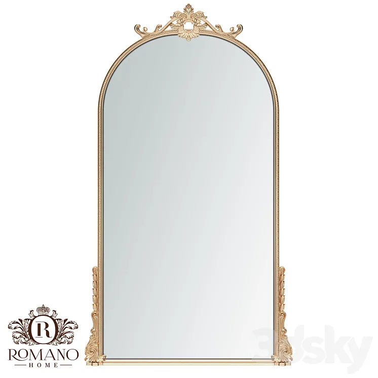 (OM) Amelie's Mirror Archway Romano Home 3D Model Free Download