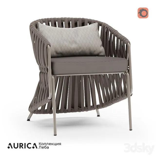 OM Armchair Leba AURICA 3D Model OM Armchair Leba AURICA 3D Model
