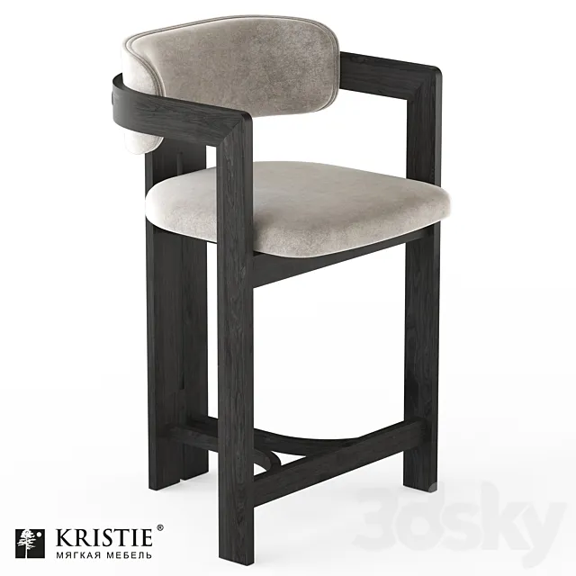 OM bar stool KRISTIE mebel TAILOR-4 3D Model