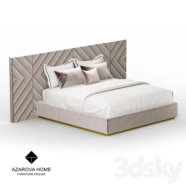 OM Bed Azarova Home Basinger 3DModel OM Bed Azarova Home Basinger 3DModel
