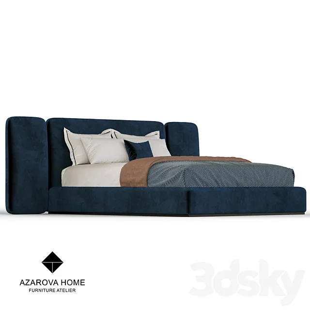 OM bed Azarova Home bed Rodin 3DModel OM bed Azarova Home bed Rodin 3DModel