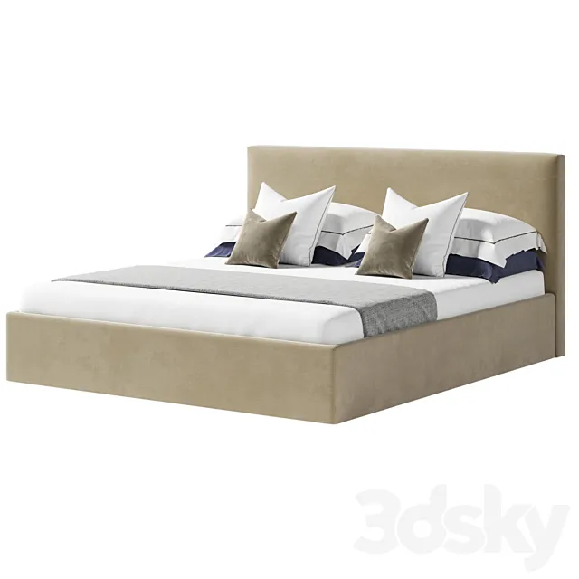 OM Bed Kent 3D Model OM Bed Kent 3D Model