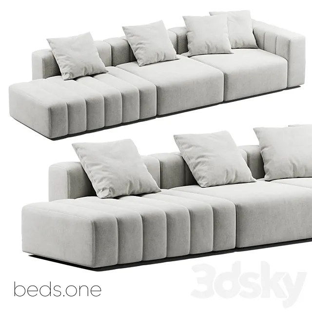 OM beds.one – avy modular sofa 3D Model