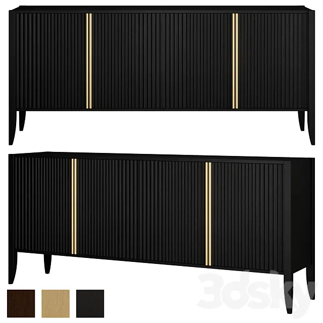 OM Bedside table SANDERS high 3D Model OM Bedside table SANDERS high 3D Model