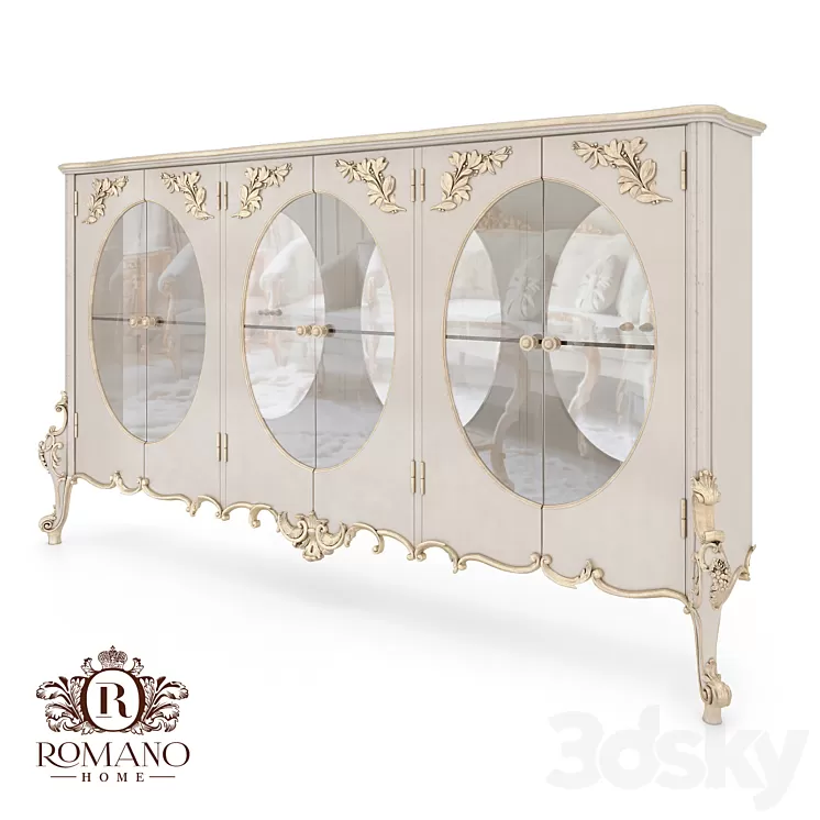 (OM) Buffet Isabella Servise Romano Home 3D Model (OM) Buffet Isabella Servise Romano Home 3D Model