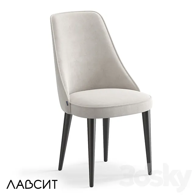OM Chair Dale Loveseat 3D Model OM Chair Dale Loveseat 3D Model