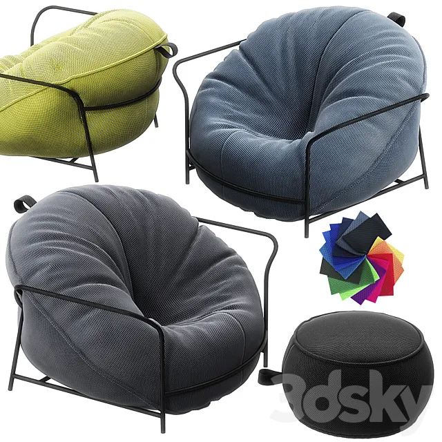 OM chair Uni 3D Model