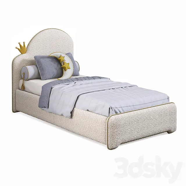 OM Children’s bed Cloud_2_ Iriska 3D Model OM Children’s bed Cloud_2_ Iriska 3D Model