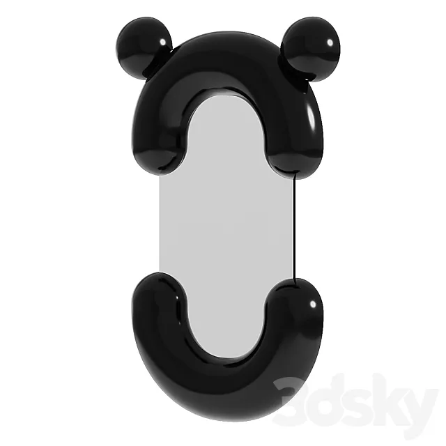 OM Contemporary mirror Apika Sausage 001 3DModel