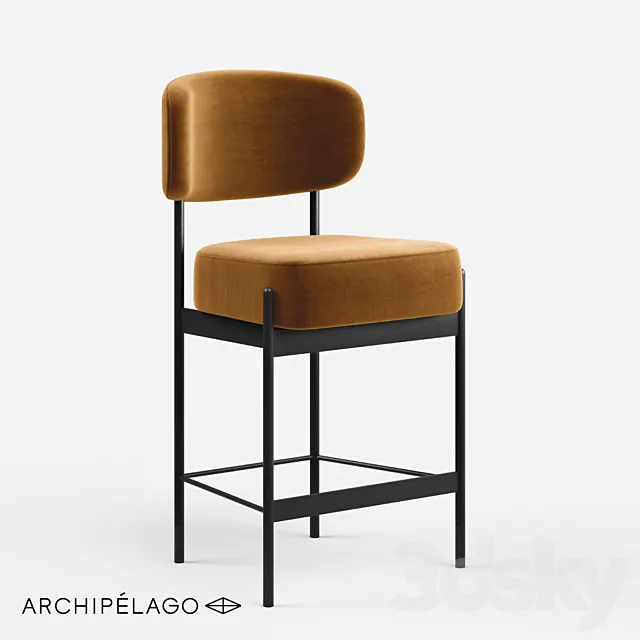 OM Dining chairs MODENA Archipelago 3D Model OM Dining chairs MODENA Archipelago 3D Model