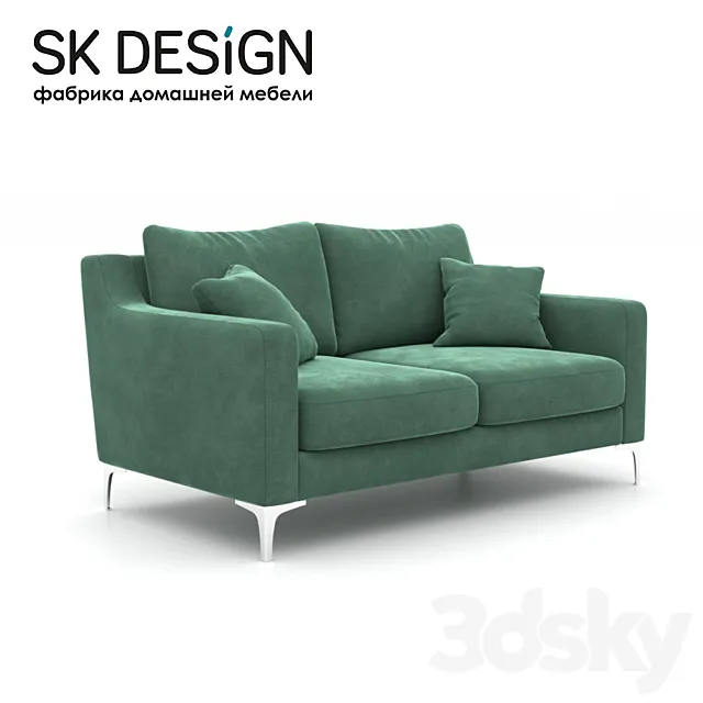 OM Double sofa Mendini ST 136 3D Model