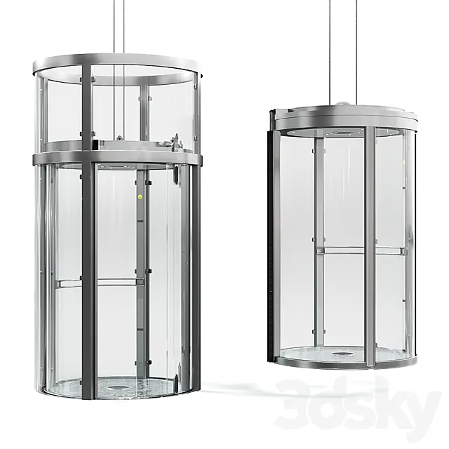 OM Glass round lift (EVA1500) 3DModel OM Glass round lift (EVA1500) 3DModel