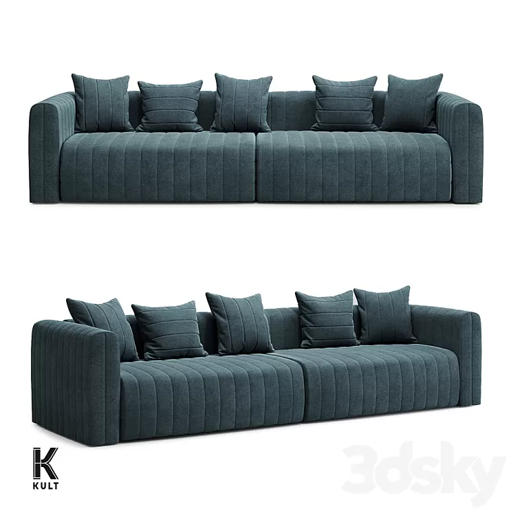 OM KULT-HOME sofa BARDI 15.38 3D Model OM KULT-HOME sofa BARDI 15.38 3D Model