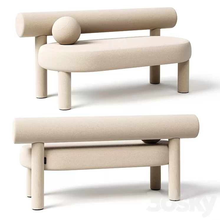 (OM) Noom Gropius Sofa CS1 3D Model (OM) Noom Gropius Sofa CS1 3D Model
