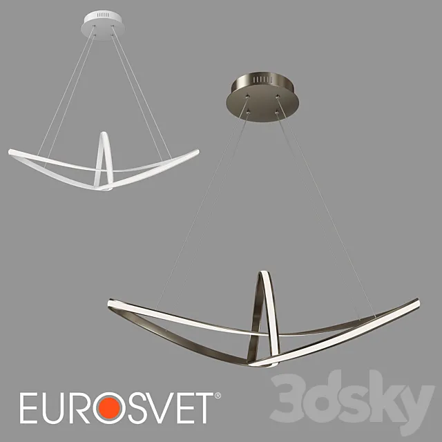 OM Pendant LED Eurosvet 90174_1 Kink 3D Model OM Pendant LED Eurosvet 90174_1 Kink 3D Model