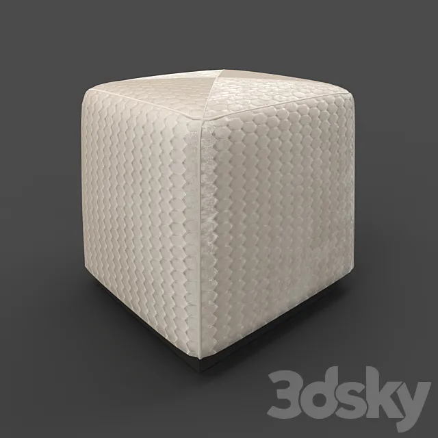 OM Pouf Fratelli Barri FORLI 3DModel OM Pouf Fratelli Barri FORLI 3DModel