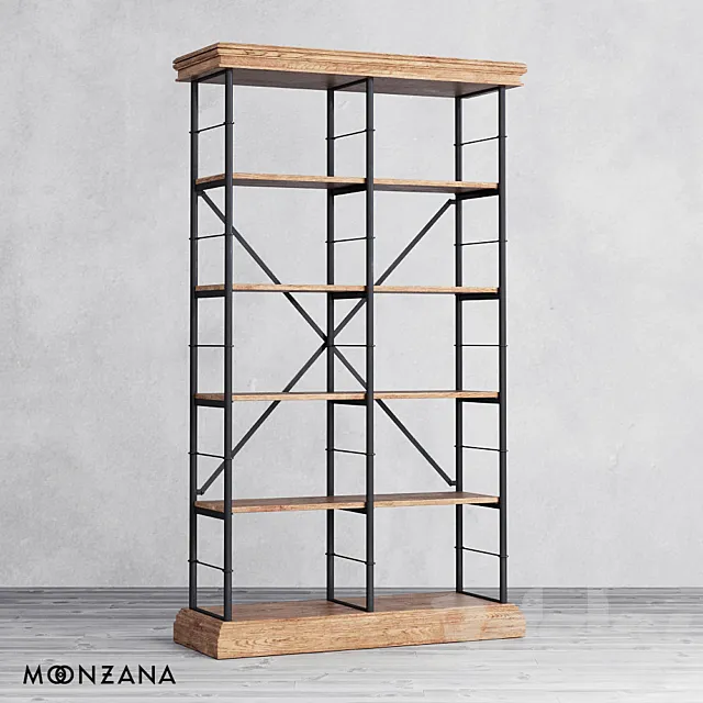 OM Rack Replica 2 sections Moonzana 3D Model
