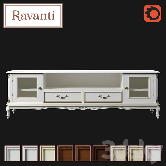 OM Ravanti – TV Stand №3 3D Model OM Ravanti – TV Stand №3 3D Model