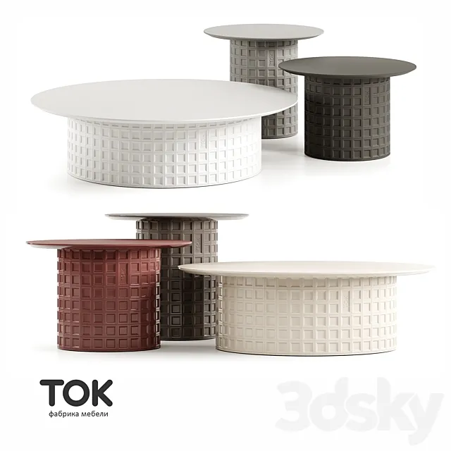 (OM) Series of Coffee Tables “Clinker C K50” Tok Furniture 3D Model (OM) Series of Coffee Tables “Clinker C K50” Tok Furniture 3D Model