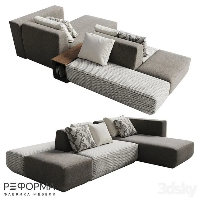 OM Sofa Hygge Reforma 3D Model OM Sofa Hygge Reforma 3D Model