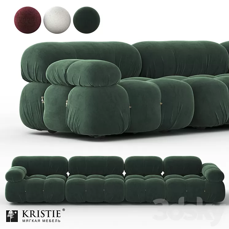 OM sofa KRISTIE mebel Asti 3D Model OM sofa KRISTIE mebel Asti 3D Model