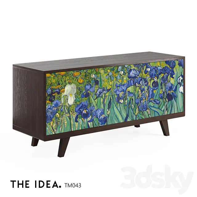 OM THE-IDEA TV stand THIMON 043 3D Model OM THE-IDEA TV stand THIMON 043 3D Model