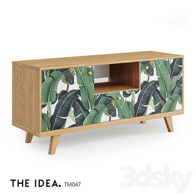 OM THE-IDEA TV stand THIMON 047 3D Model OM THE-IDEA TV stand THIMON 047 3D Model