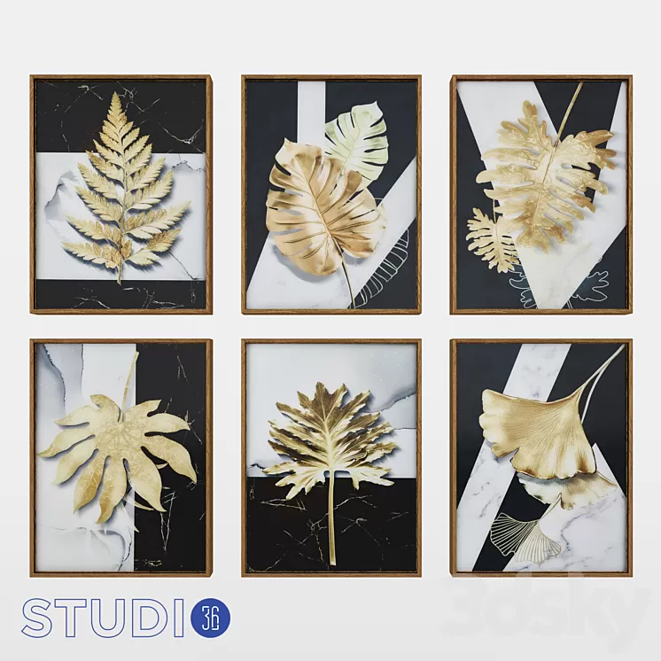 OM Wall decor Dialma Brown DB006195 from STUDIO36SHOP.RU 3D Model