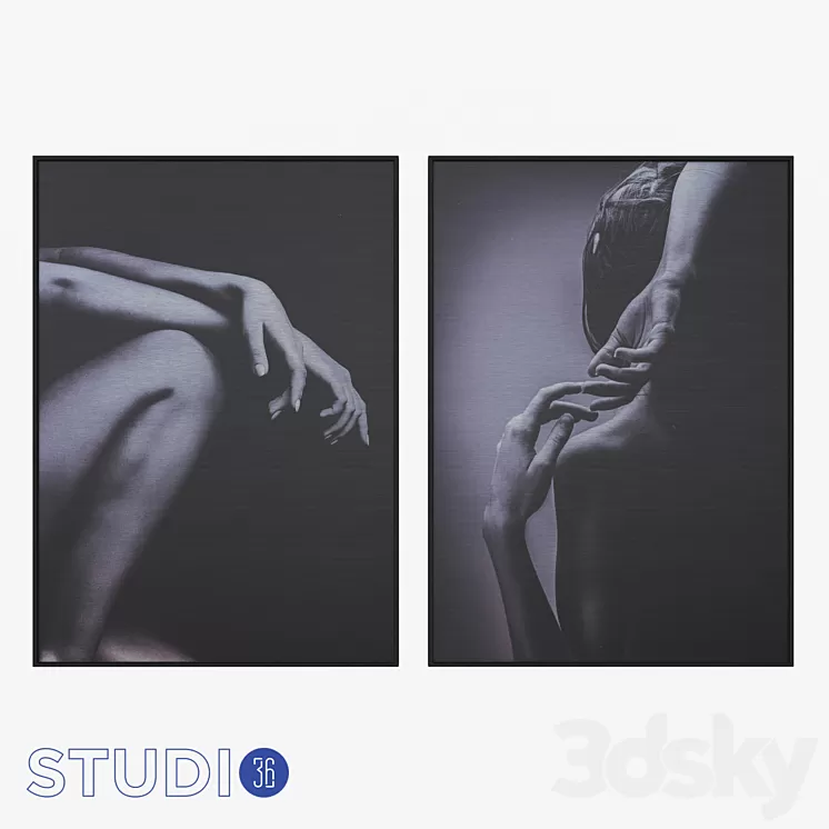 OM Wall decor Dialma Brown DB006294 and DB006295 from STUDIO36SHOP.RU 3D Model