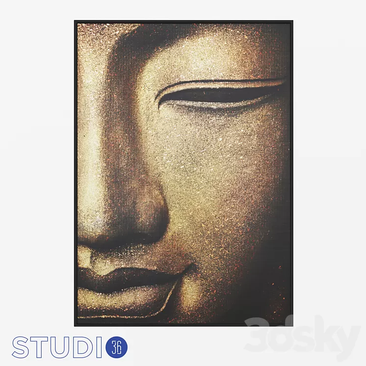 OM Wall decor Dialma Brown DB006306 from STUDIO36SHOP.RU 3D Model