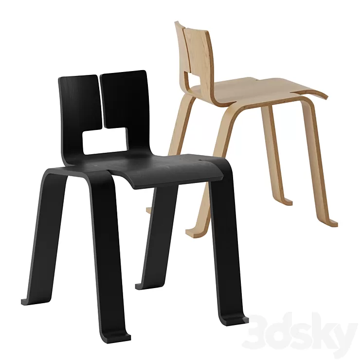 Ombra Tokyo chair by Cassina 3D Model