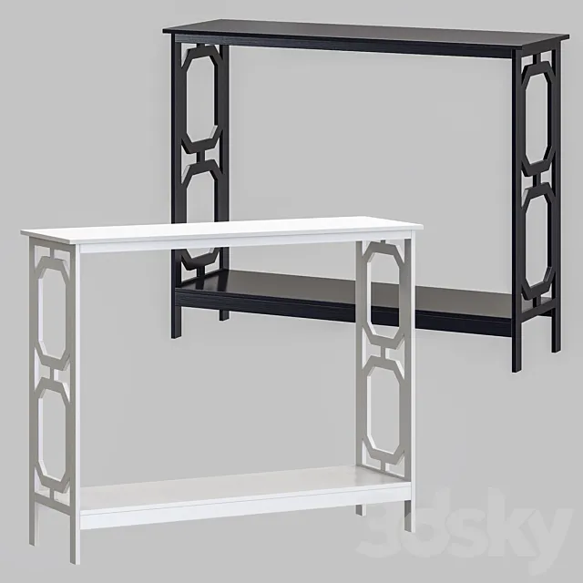 Omega console table 3D Model