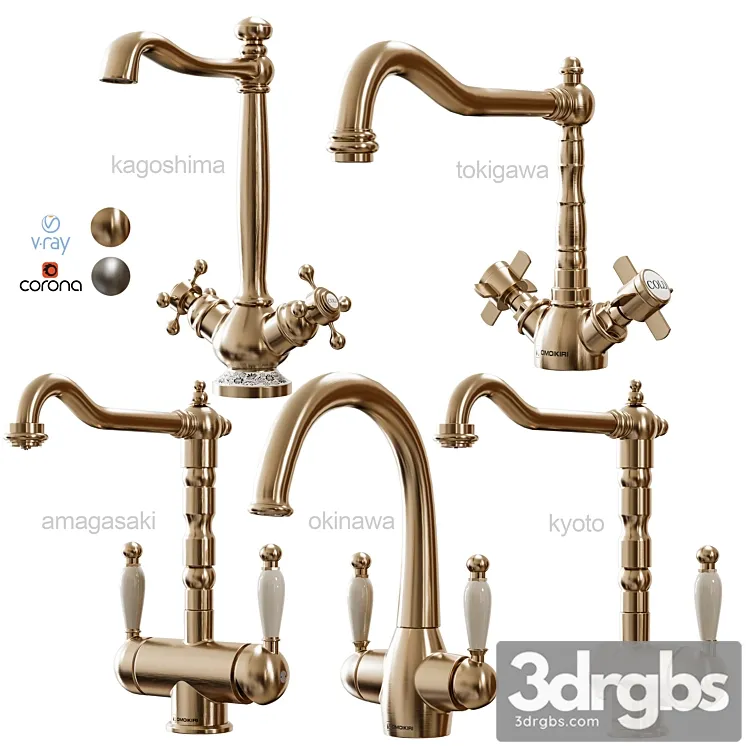 Omoikiri Faucet 01 1 3D Model Download