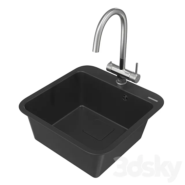 Omoikiri Tasogare-51-BL 3D Model