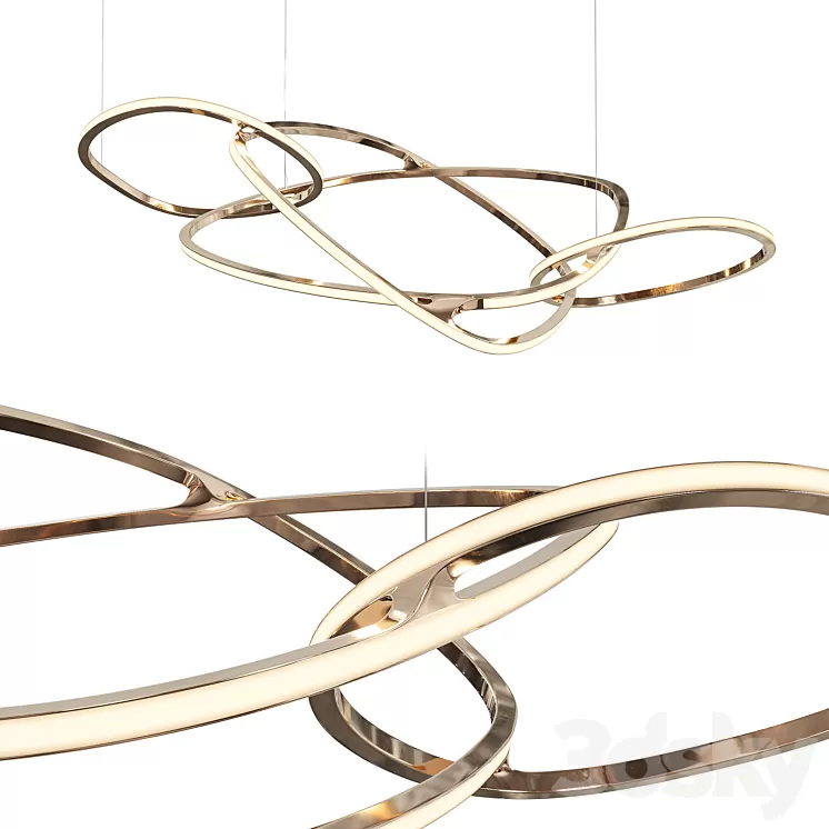 On it Goes II_ Suspended Light Sculpture by NIAMH BARRY 2020 3D Model On it Goes II_ Suspended Light Sculpture by NIAMH BARRY 2020 3D Model