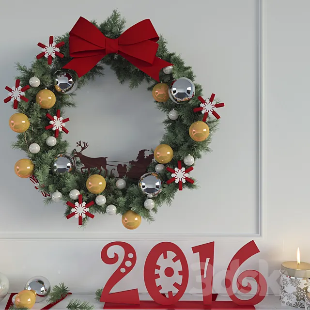 On New Year 3DModel On New Year 3DModel