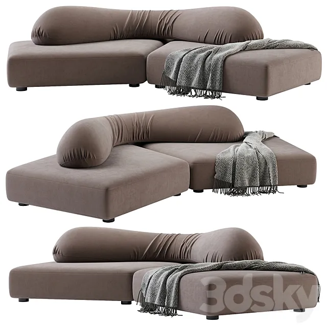 On The Rocks EDRA Sofa 3D Model On The Rocks EDRA Sofa 3D Model