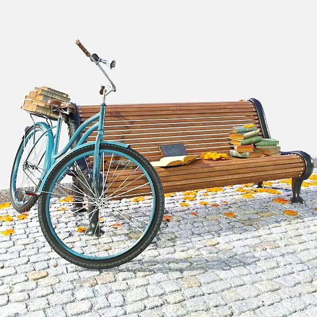 On the way from school 3D Model On the way from school 3D Model