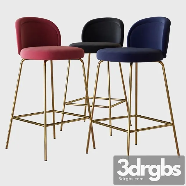 Ona stool freifrau 2 3D Model Download Ona stool freifrau 2 3D Model Download