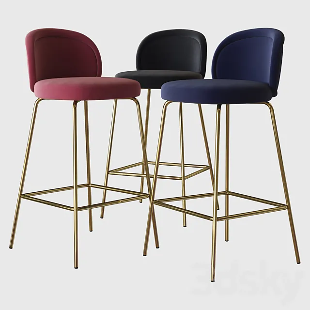 ona stool freifrau 3D Model